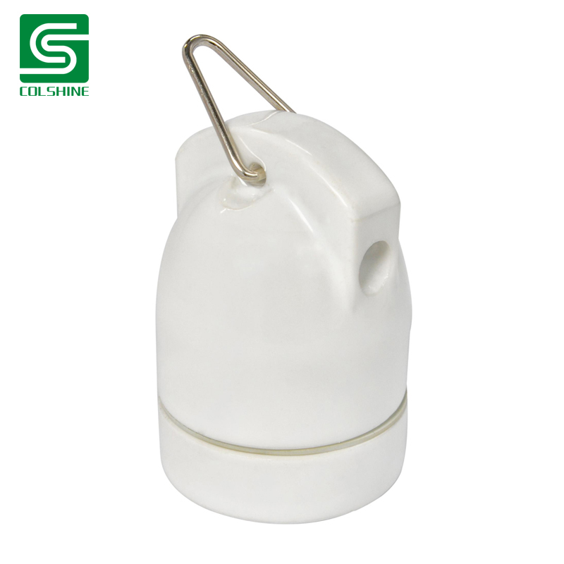 Ceramic Lamp Holder White